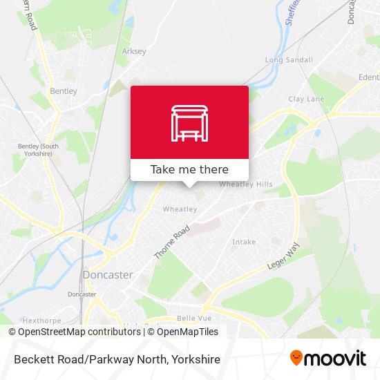 Beckett Road/Parkway North map