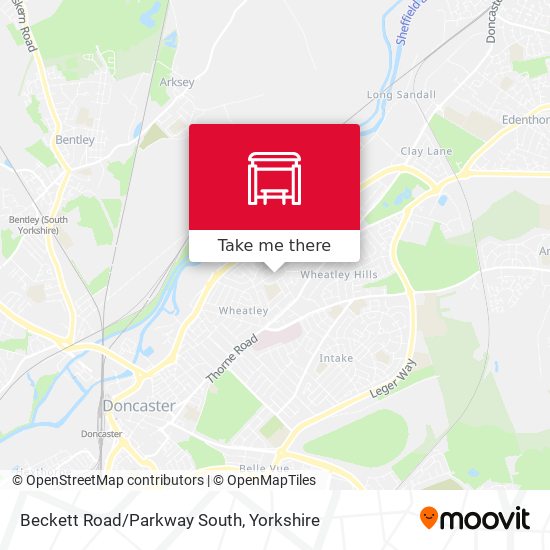 Beckett Road/Parkway South map