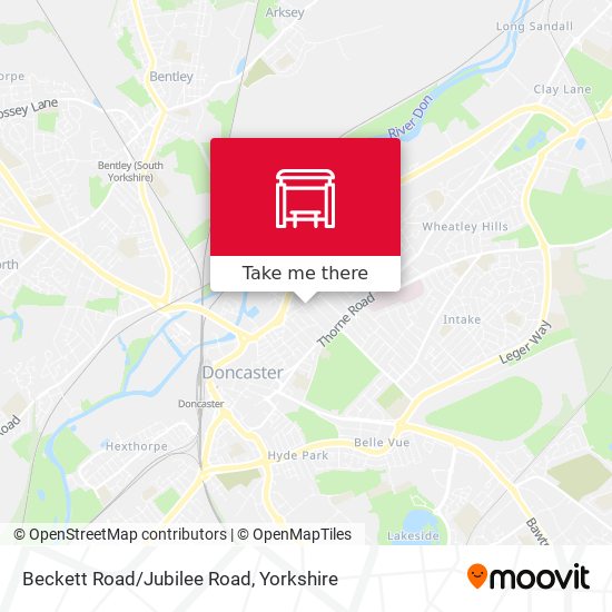 Beckett Road/Jubilee Road map