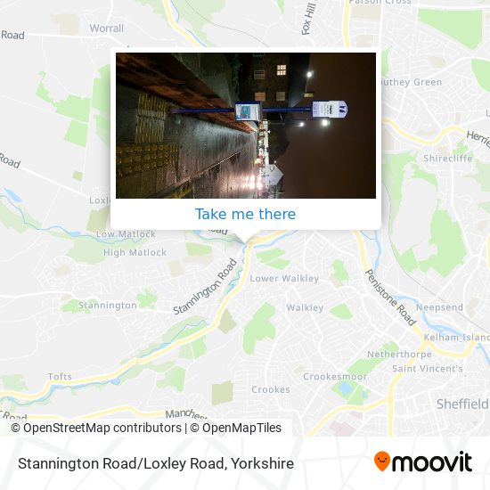 Stannington Road/Loxley Road map