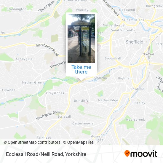 Ecclesall Road/Neill Road map