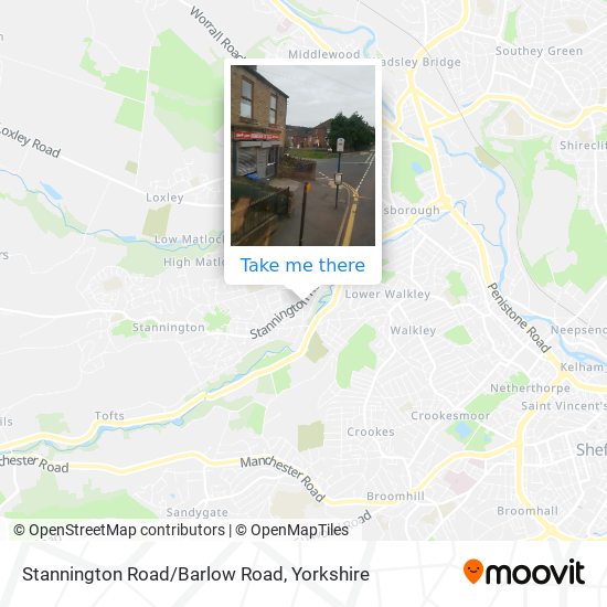 Stannington Road/Barlow Road map