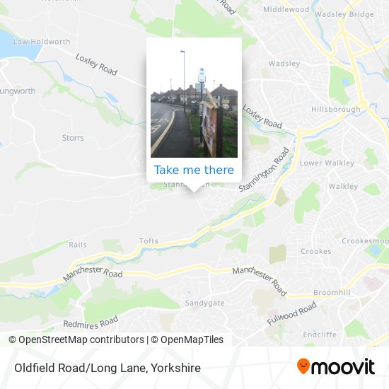 Oldfield Road/Long Lane map