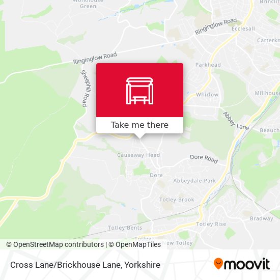 Cross Lane/Brickhouse Lane map