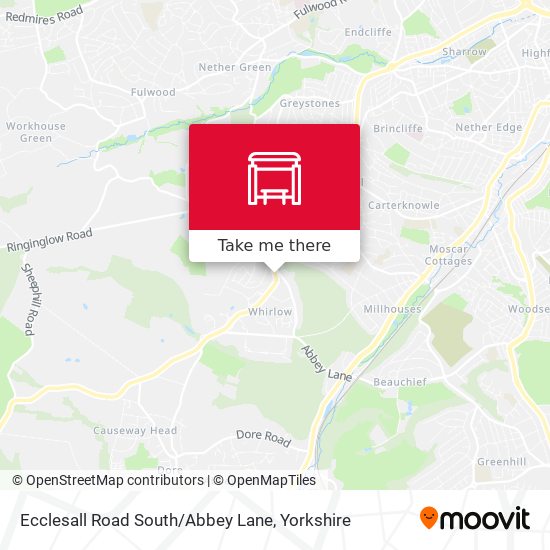 Ecclesall Road South / Abbey Lane map