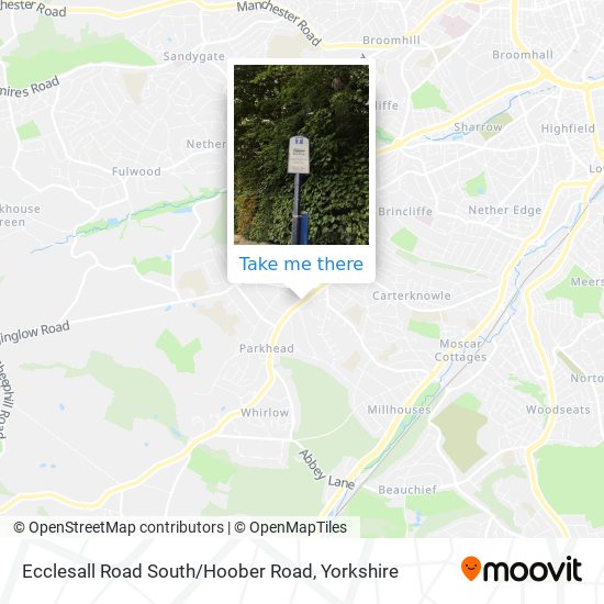 Ecclesall Road South / Hoober Road map