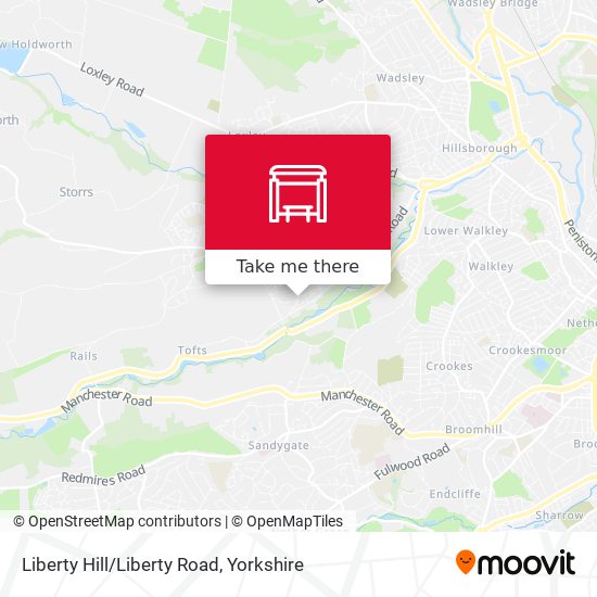 Liberty Hill/Liberty Road map