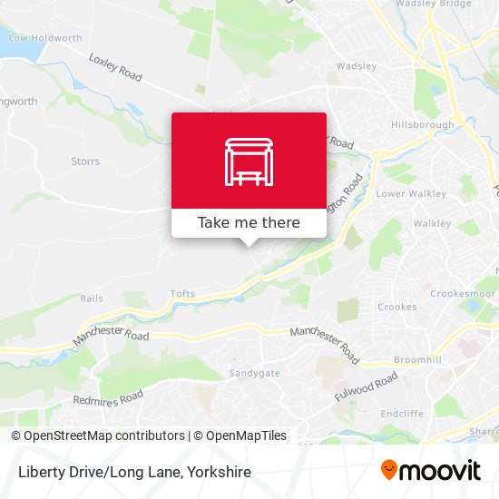 Liberty Drive/Long Lane map