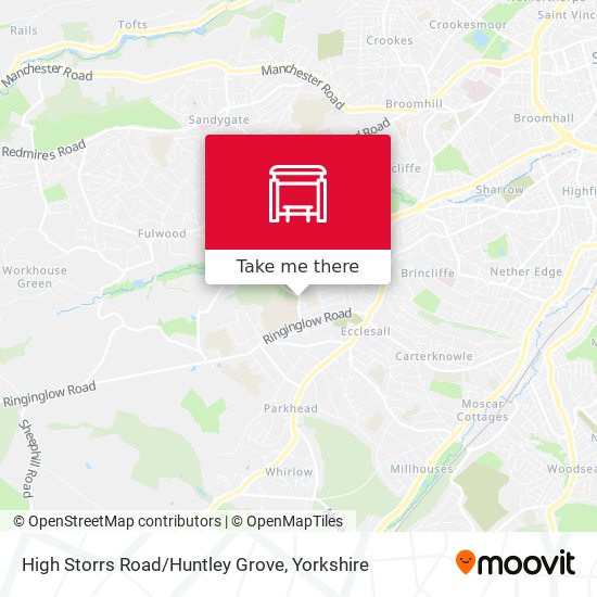 High Storrs Road/Huntley Grove map