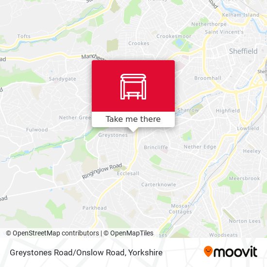 Greystones Road/Onslow Road map