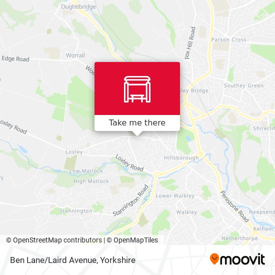 Ben Lane/Laird Avenue map