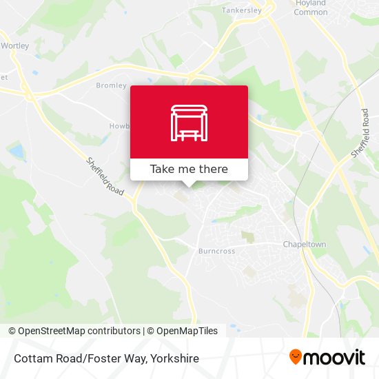 Cottam Road/Foster Way map