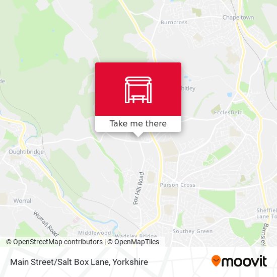 Main Street/Salt Box Lane map