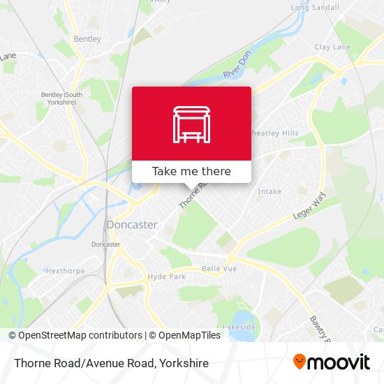 Thorne Road/Avenue Road map