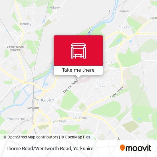 Thorne Road/Wentworth Road map