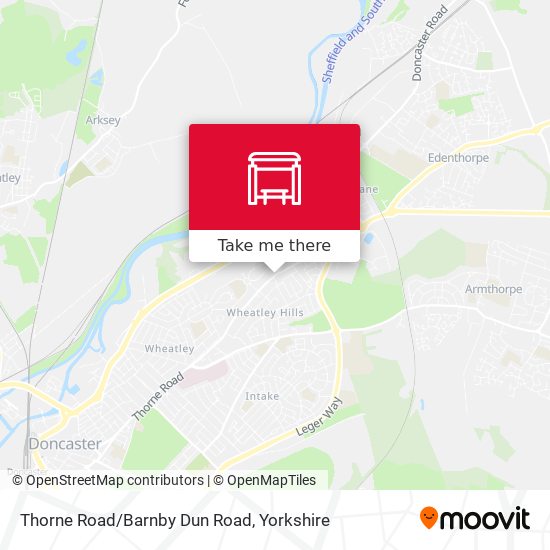Thorne Road/Barnby Dun Road map
