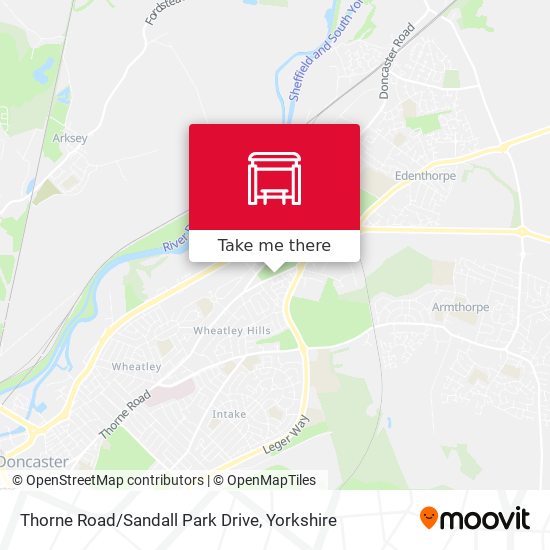 Thorne Road/Sandall Park Drive map