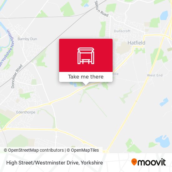 High Street/Westminster Drive map