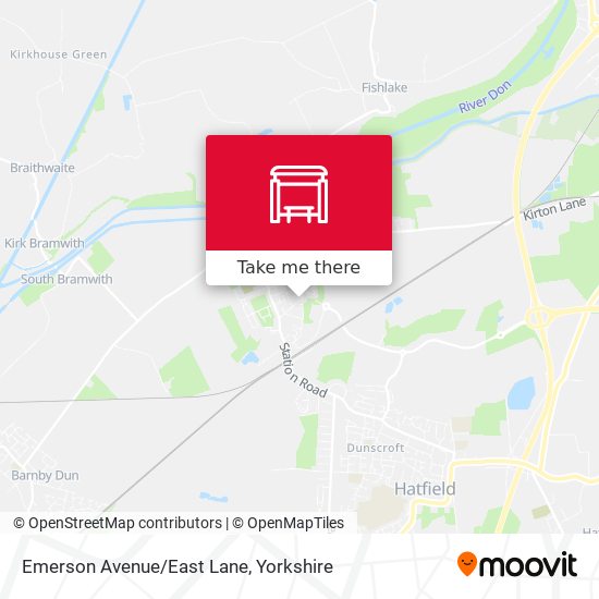 Emerson Avenue/East Lane map