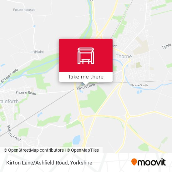 Kirton Lane/Ashfield Road map