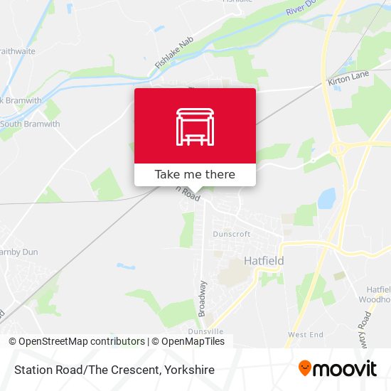 Station Road/The Crescent map