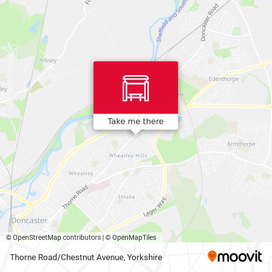 Thorne Road/Chestnut Avenue map