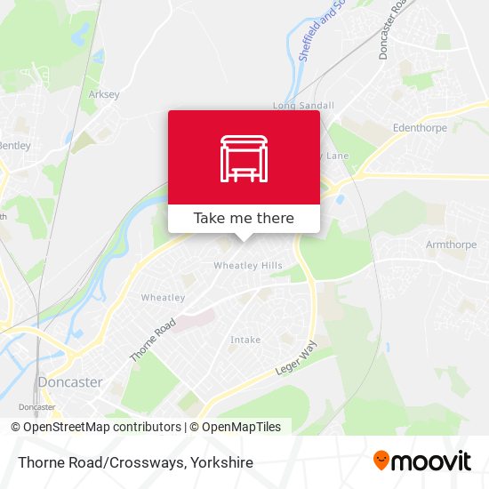Thorne Road/Crossways map