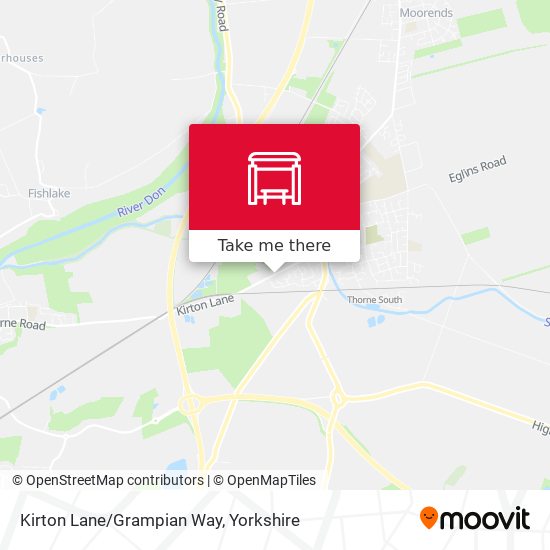 Kirton Lane/Grampian Way map