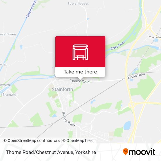 Thorne Road/Chestnut Avenue map
