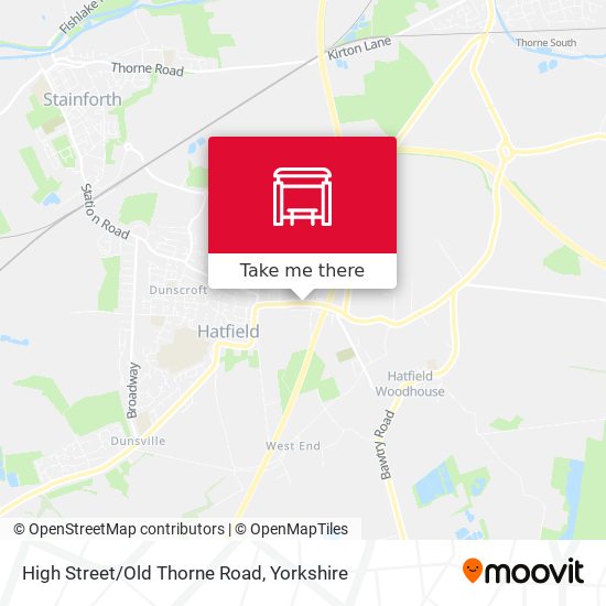 High Street/Old Thorne Road map
