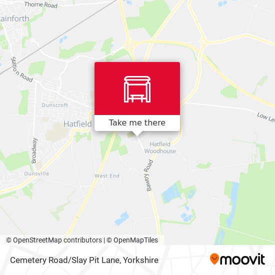 Cemetery Road/Slay Pit Lane map