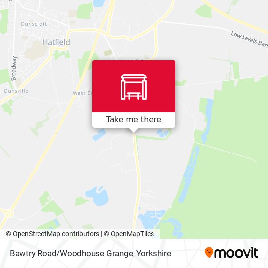 Bawtry Road/Woodhouse Grange map