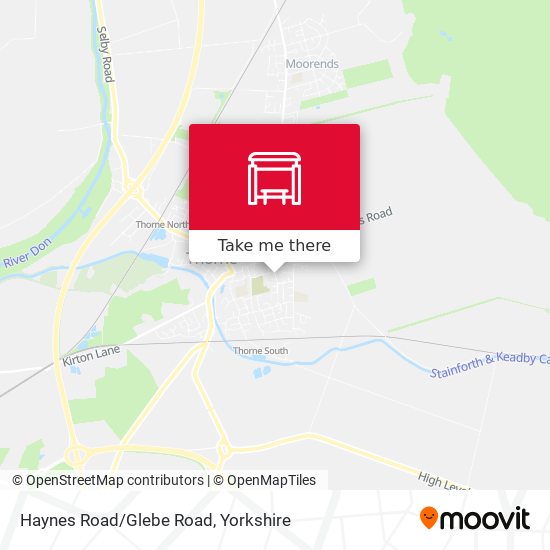 Haynes Road/Glebe Road map