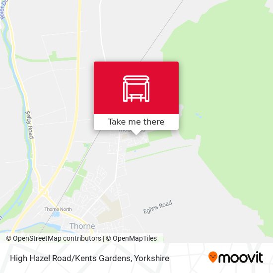 High Hazel Road/Kents Gardens map