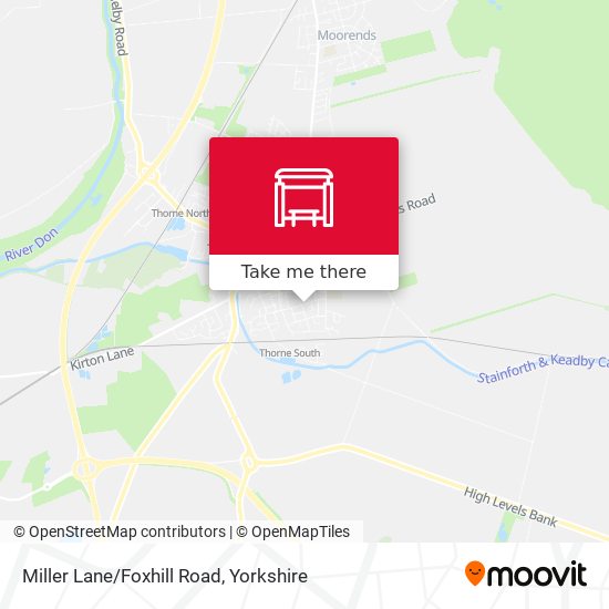 Miller Lane/Foxhill Road map