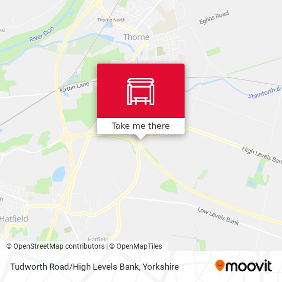 Tudworth Road/High Levels Bank map