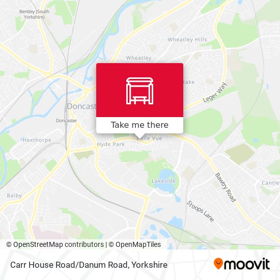 Carr House Road/Danum Road map