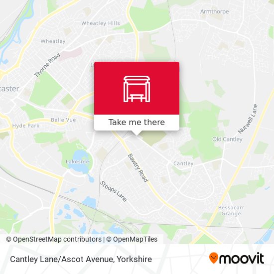 Cantley Lane/Ascot Avenue map