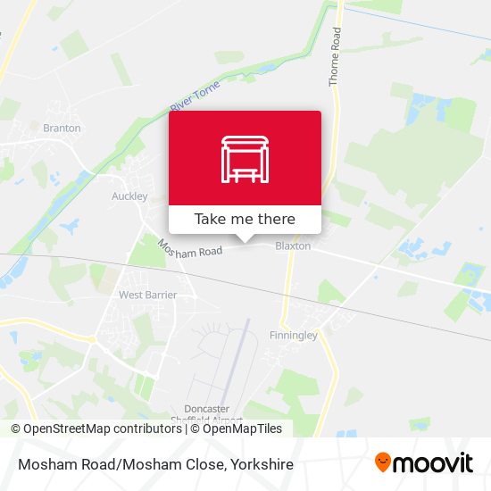 Mosham Road/Mosham Close map
