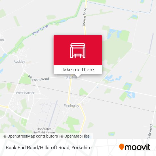 Bank End Road/Hillcroft Road map