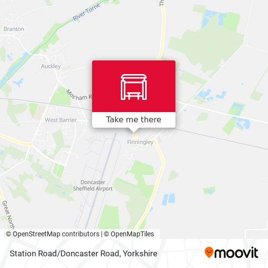 Station Road/Doncaster Road map