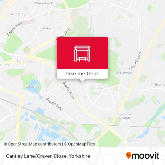 Cantley Lane/Craven Close map