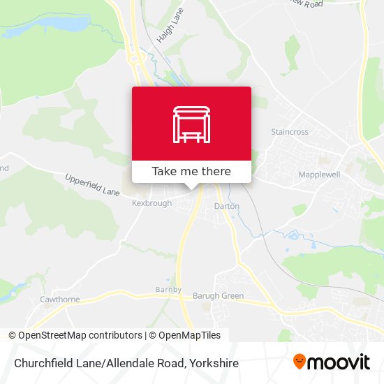 Churchfield Lane / Allendale Road map