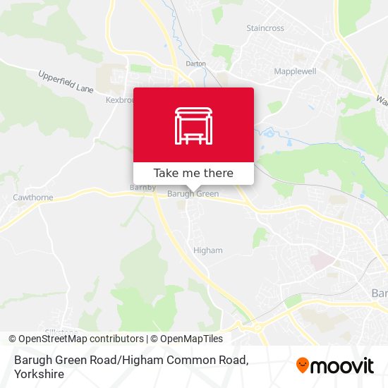 Barugh Green Road / Higham Common Road map