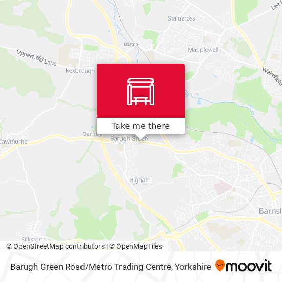 Barugh Green Road / Metro Trading Centre map