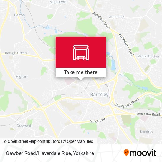 Gawber Road/Haverdale Rise map