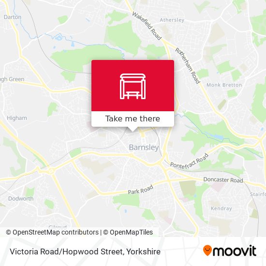 Victoria Road/Hopwood Street map
