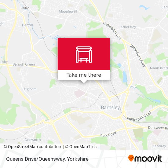 Queens Drive/Queensway map