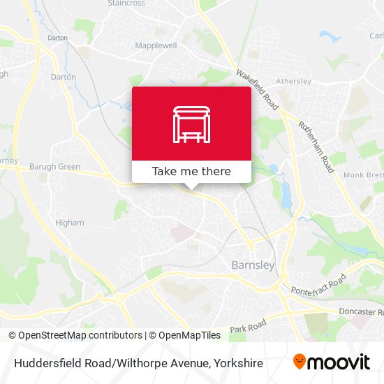 Huddersfield Road / Wilthorpe Avenue map