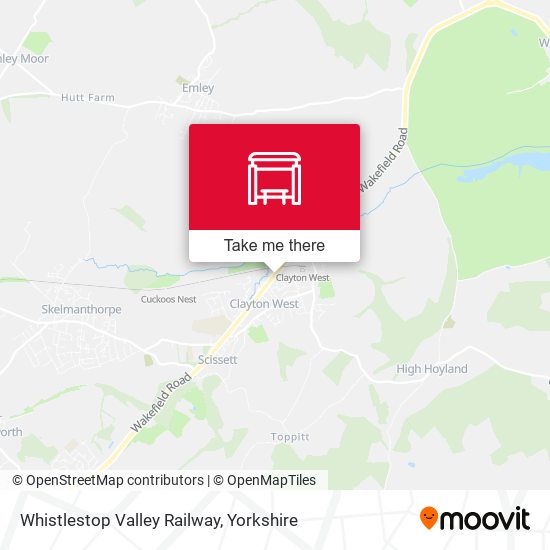 Whistlestop Valley Railway map